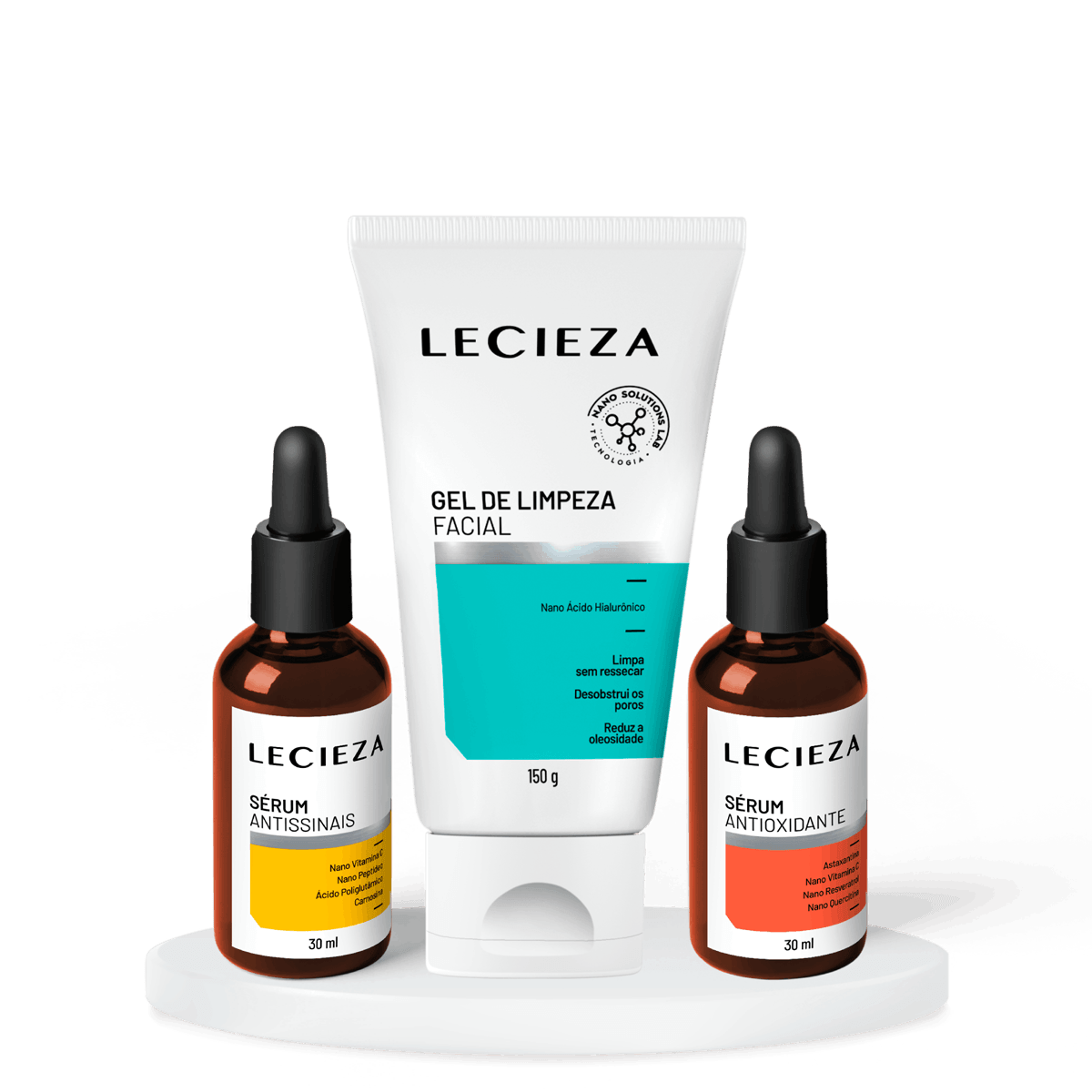 Kit Sinais, Rugas e Proteção | Lecieza Dermocosmetics - Lecieza